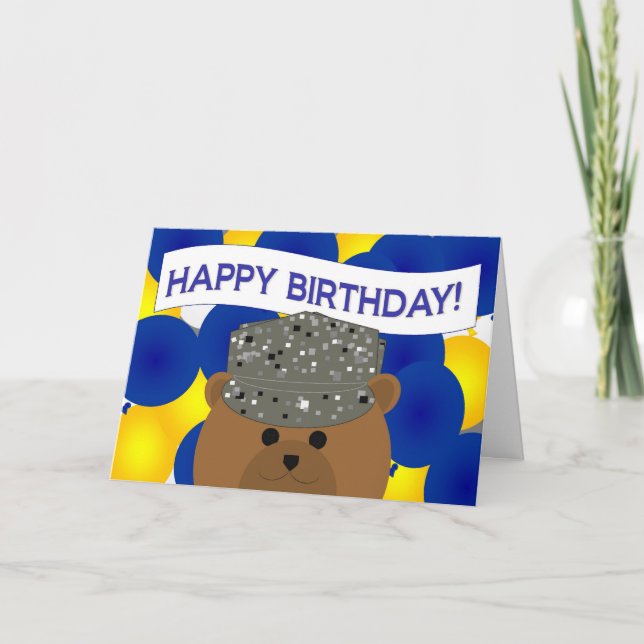 Grattis på födelsedagen Luft-styrkans aktiva tjäns Kort (Framsida)