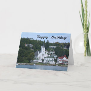 Grattis på födelsedagen Mackinaw Island Kort
