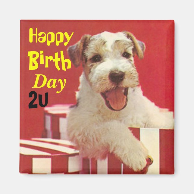 Grattis på födelsedagen magnet (Framsidan)