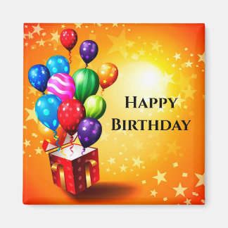 Grattis på födelsedagen magnet