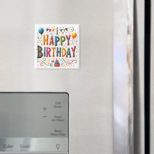 Grattis på födelsedagen magnet