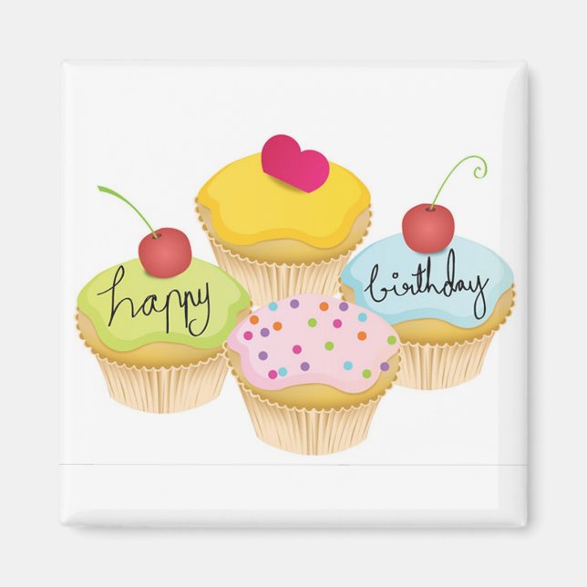 Grattis på födelsedagen magnet (Framsidan)