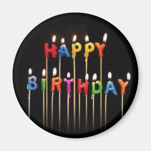 Grattis på födelsedagen Magnet (Framsidan)