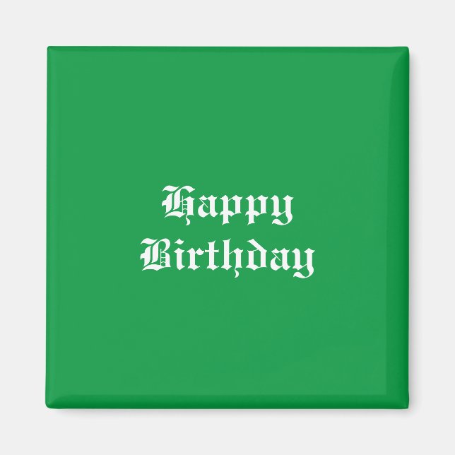 Grattis på födelsedagen magnet (Framsidan)