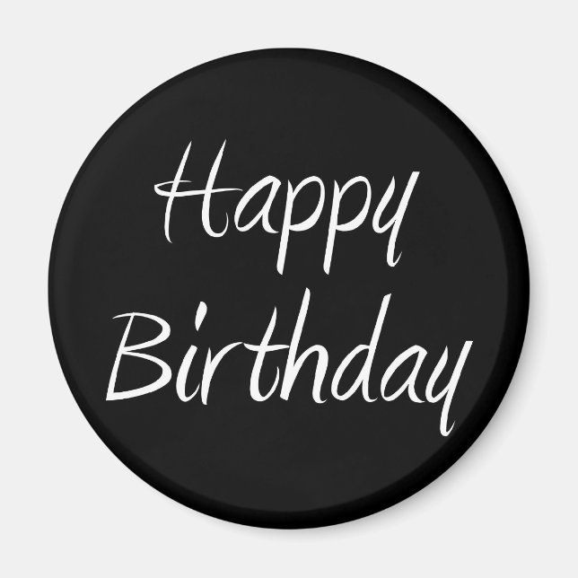 Grattis på födelsedagen magnet (Framsidan)