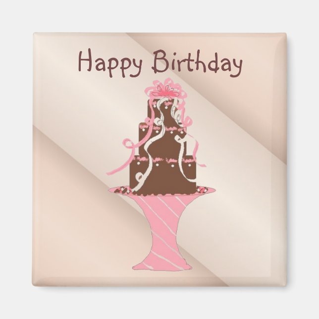 Grattis på födelsedagen magnet (Framsidan)