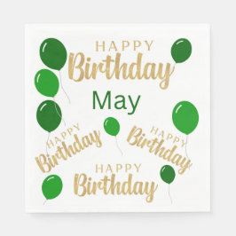 Grattis på födelsedagen maj födelsedagar Pappersse Pappersservett