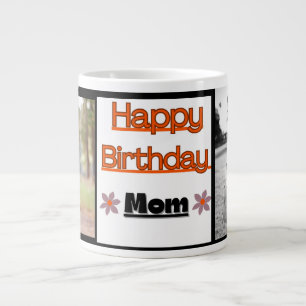 Grattis på födelsedagen Mamma,bästa mamma,anpassni Jumbo Mugg