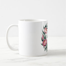 Grattis på födelsedagen Mamma Blommig Design Kaffemugg