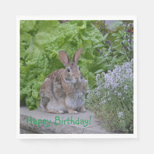 Grattis på födelsedagen Mamma Bunny Pappersservett