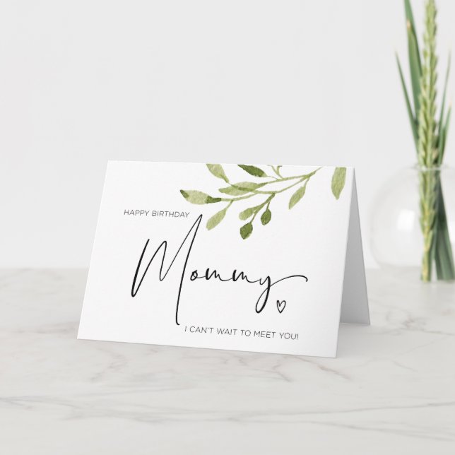 Grattis på födelsedagen Mamma från Baby-klumpan Ne Kort (Framsida)