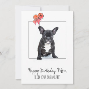 Grattis på födelsedagen Mamma från Hund Julkort