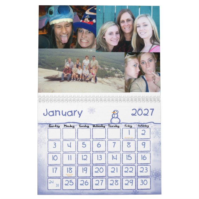 Grattis på födelsedagen mamma! kalender (Jan 2027)