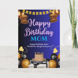 Grattis på födelsedagen Mamma Kort