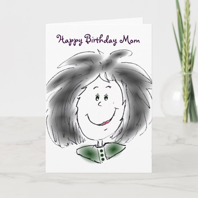 Grattis på födelsedagen Mamma Kort (Framsida)