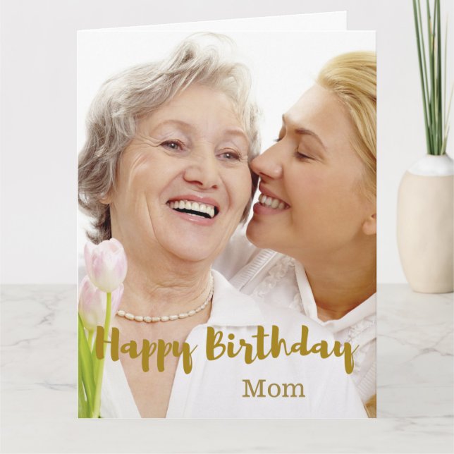 Grattis på födelsedagen Mamma Kort (Framsida)