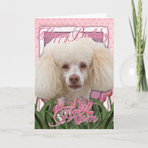 GRATTIS PÅ FÖDELSEDAGEN MAMMA - PUDEL KORT