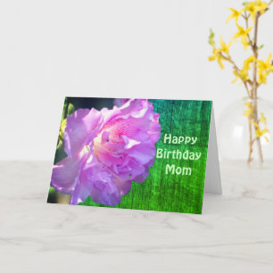 Grattis på födelsedagen Mamma Rosa Azalea-blommeko Kort