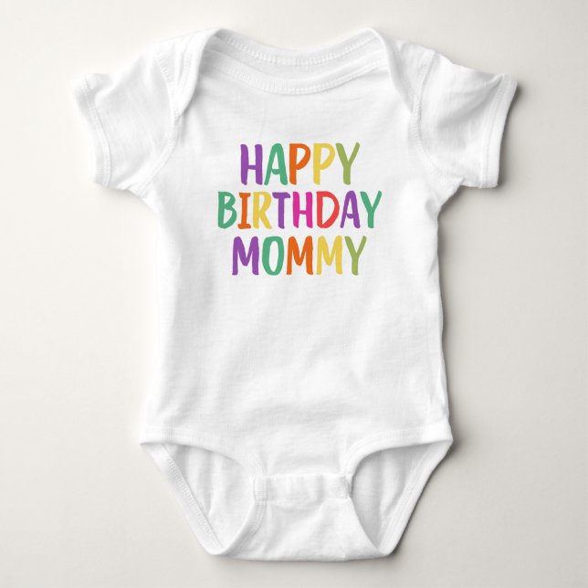 Grattis på födelsedagen Mamma T Shirt (Framsida)