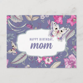 Grattis på födelsedagen Mamma. Vattenfärgslådor oc Vykort