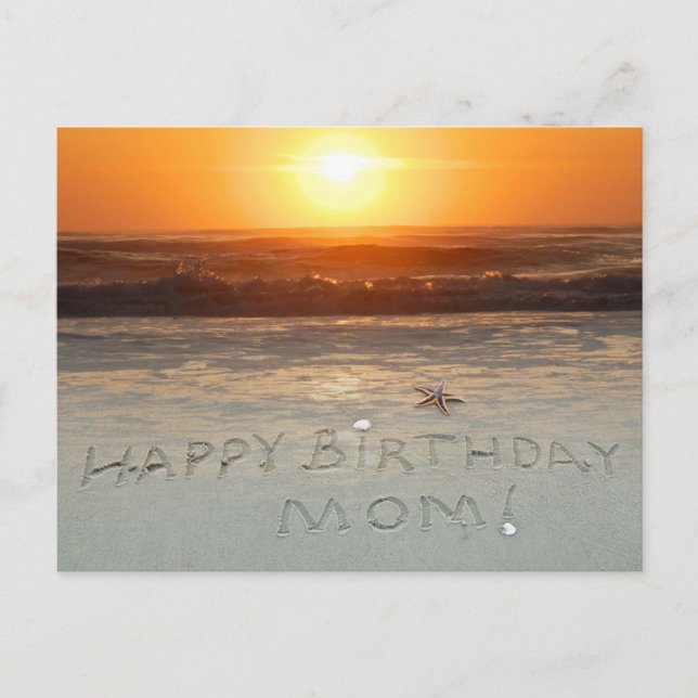 Grattis på födelsedagen, Mamma! Vykort (Framsida)