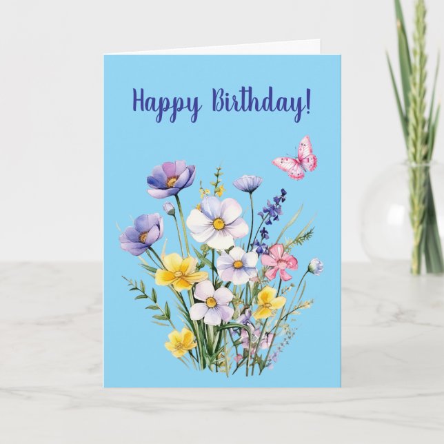 Grattis på födelsedagen-mappat kort (Framsida)