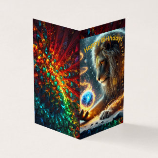 Grattis på födelsedagen-mappat kort