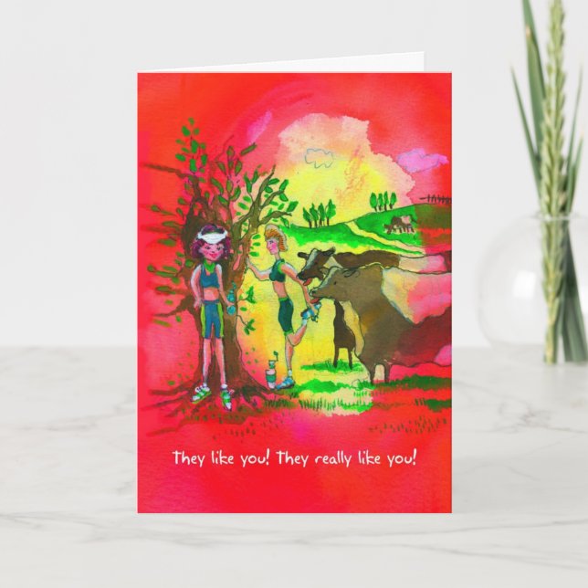 Grattis på födelsedagen Marathoner - Salty Springe Kort (Framsida)