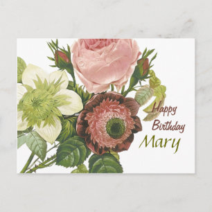 Grattis på födelsedagen Mary CC0129 Vykort