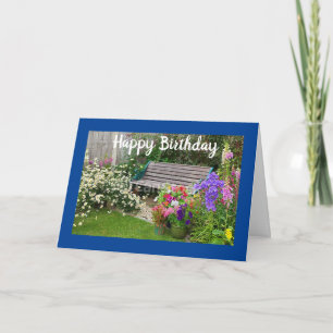 GRATTIS PÅ FÖDELSEDAGEN MED BEAUTIFUL GARDEN-INSTÄ KORT