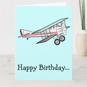 Grattis på födelsedagen med flygplan från hela Gan Kort