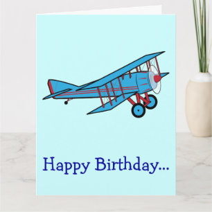 Grattis på födelsedagen med flygplan från hela Gan Kort