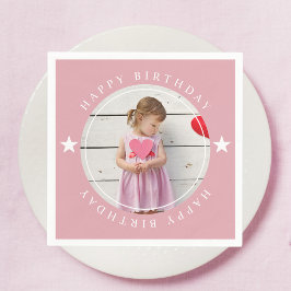 Grattis på födelsedagen med foto pappersservett