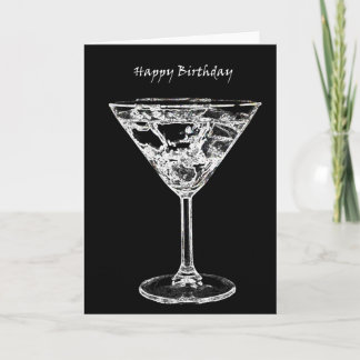 Grattis på födelsedagen med Martini Kort
