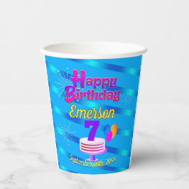 Grattis på födelsedagen med övertonad Rand på BLUE