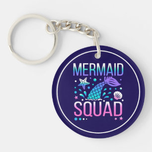 Grattis på födelsedagen Mermaid Squad Havsfest Des