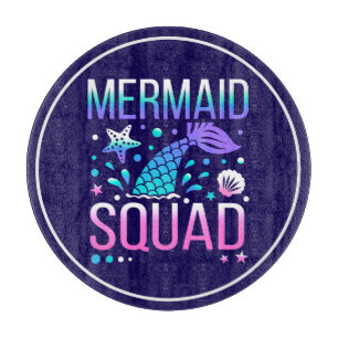 Grattis på födelsedagen Mermaid Squad Havsfest Des
