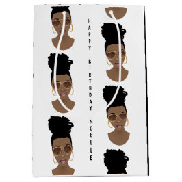 Grattis på födelsedagen, Messy Bun, Black & White