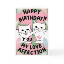 Grattis på födelsedagen, min Kärlek höftfilt-affek