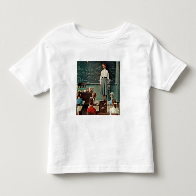 grattis på födelsedagen, miss Jones av Norman Rock Tee Shirt (Framsida)