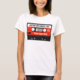 Grattis på födelsedagen Mixtape Red Cassette har a T Shirt