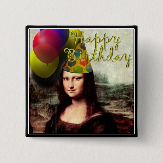 Grattis på födelsedagen Mona Lisa Knapp (Framsida)