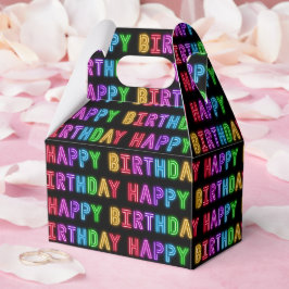 Grattis på födelsedagen Mönster Presentaskar