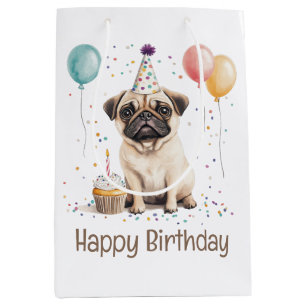 Grattis på födelsedagen Mops Hund