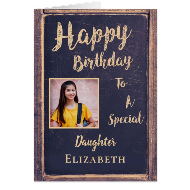 Grattis på födelsedagen Mor till dotterkort Hälsningskort (Framsidan)