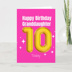 Grattis på födelsedagen mordotter - 10 i dag kort