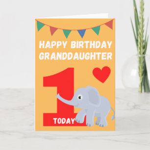 Grattis på födelsedagen mordotter - 1 i dag kort