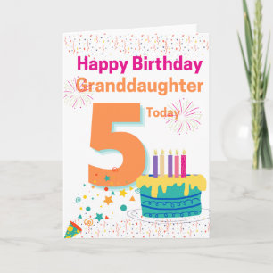 Grattis på födelsedagen Mordotter - 5 idag Kort