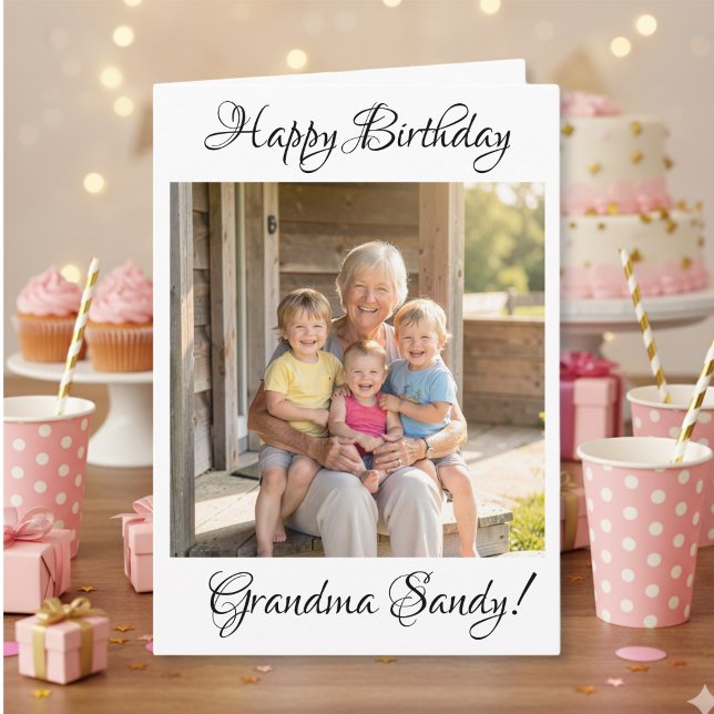 Grattis på födelsedagen Mormor Foto Mall Personlig (Skapare uppladdad)