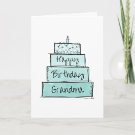Grattis på födelsedagen mormor kort